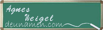 Agnes Weigel Visitenkarte